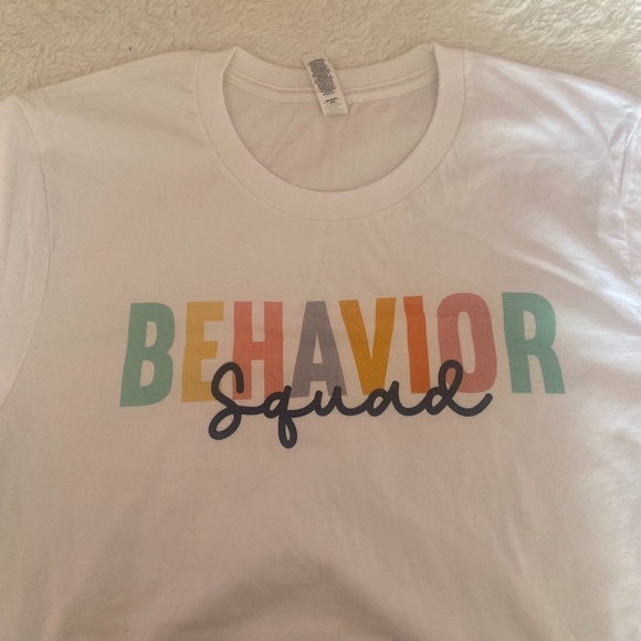 Behavior Squad White Tee-Shirt - Picture 1 of 4